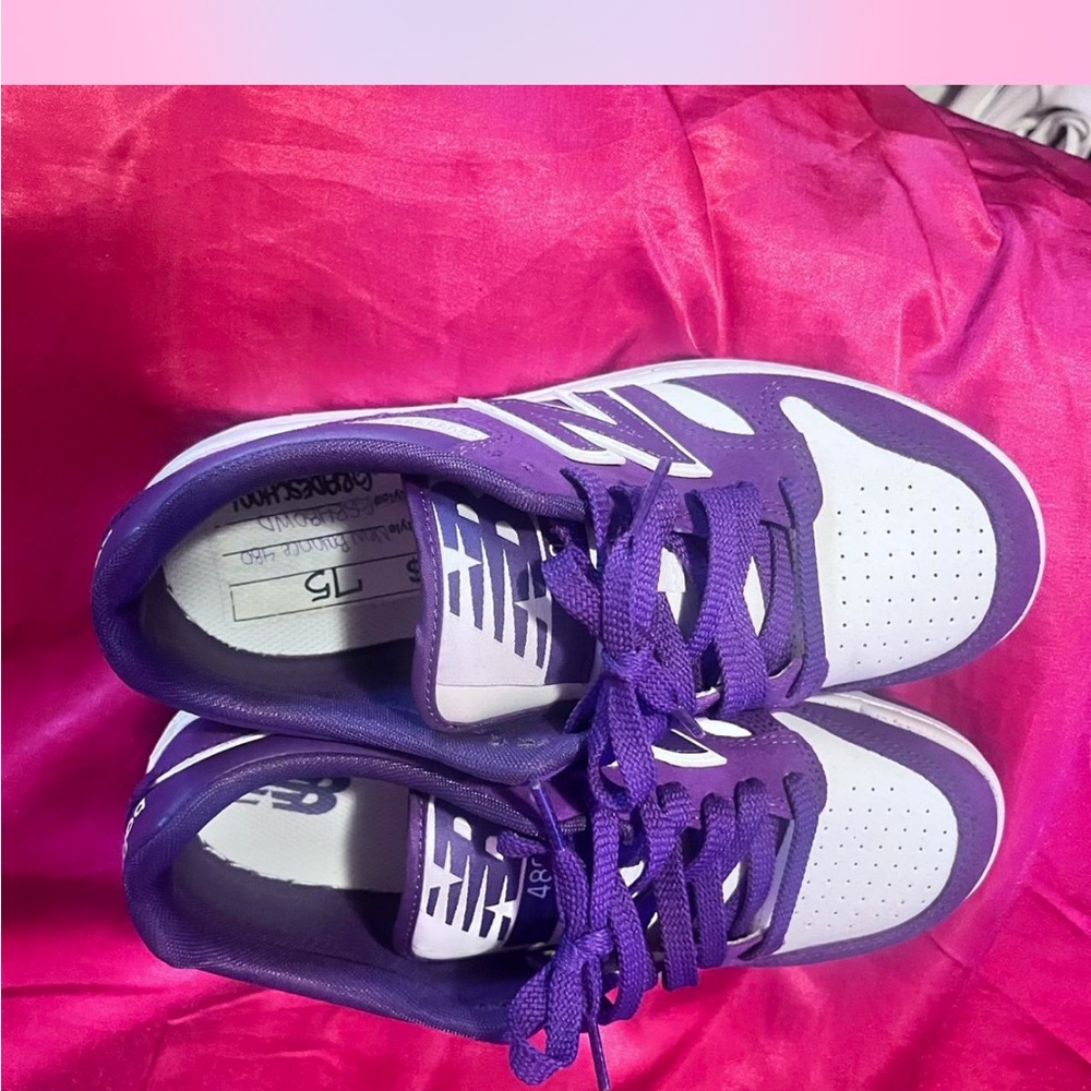 New Balance Purple and White Women's Sneakers